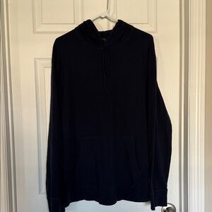 Even Tide men’s navy longsleeve hooded teeshirt